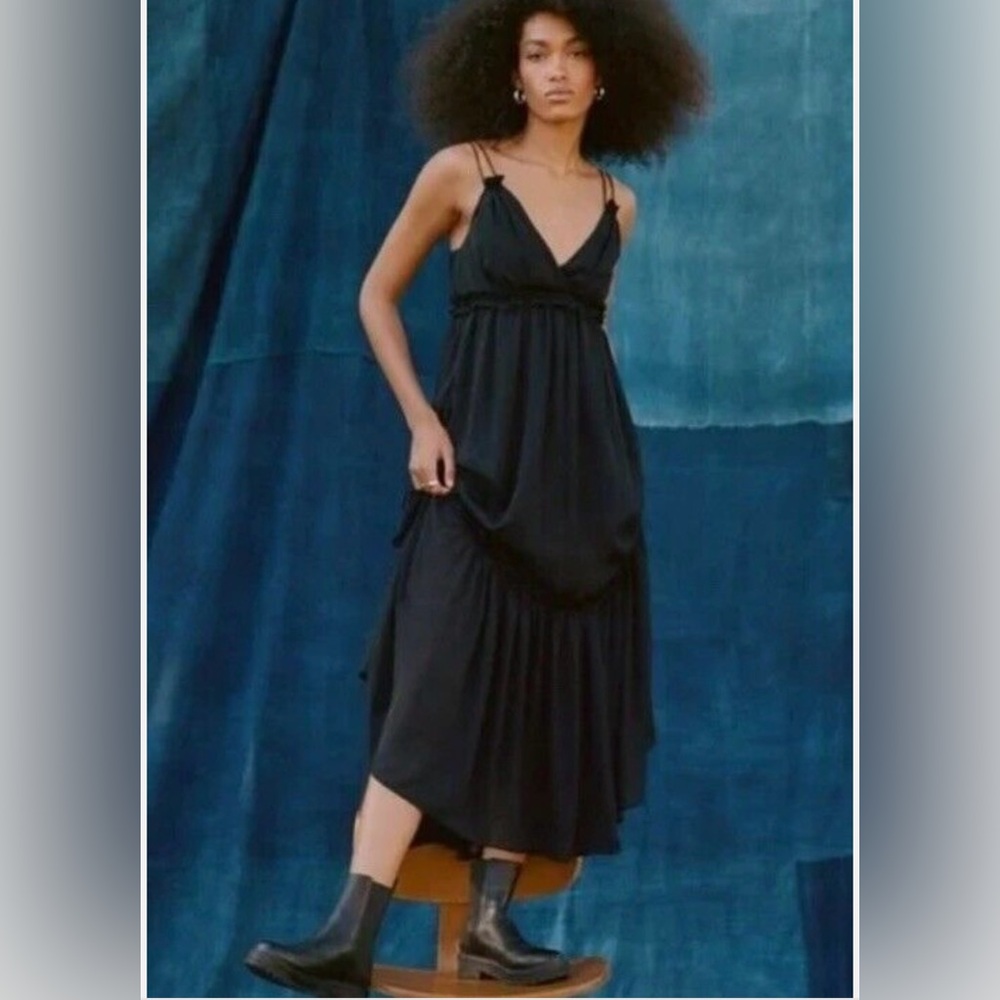 Abercrombie & Fitch Black Maxi Dress